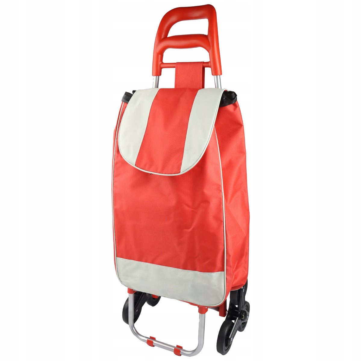 Merkloze boodschappentrolley 25L met afneembare tas en 3 wielen