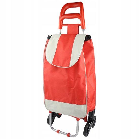Monzana 2in1 Shopping Trolley 50 kg Foldable Detachable Bag 6 Wheels Stair Aid Shopping Aid Grey
