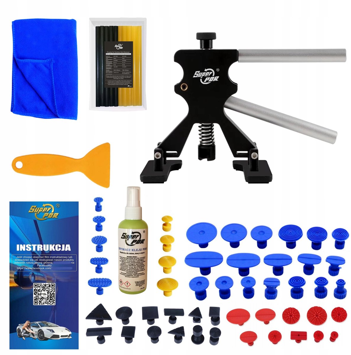 Professionele PDR Kit: Deuk Verwijderingsset Auto