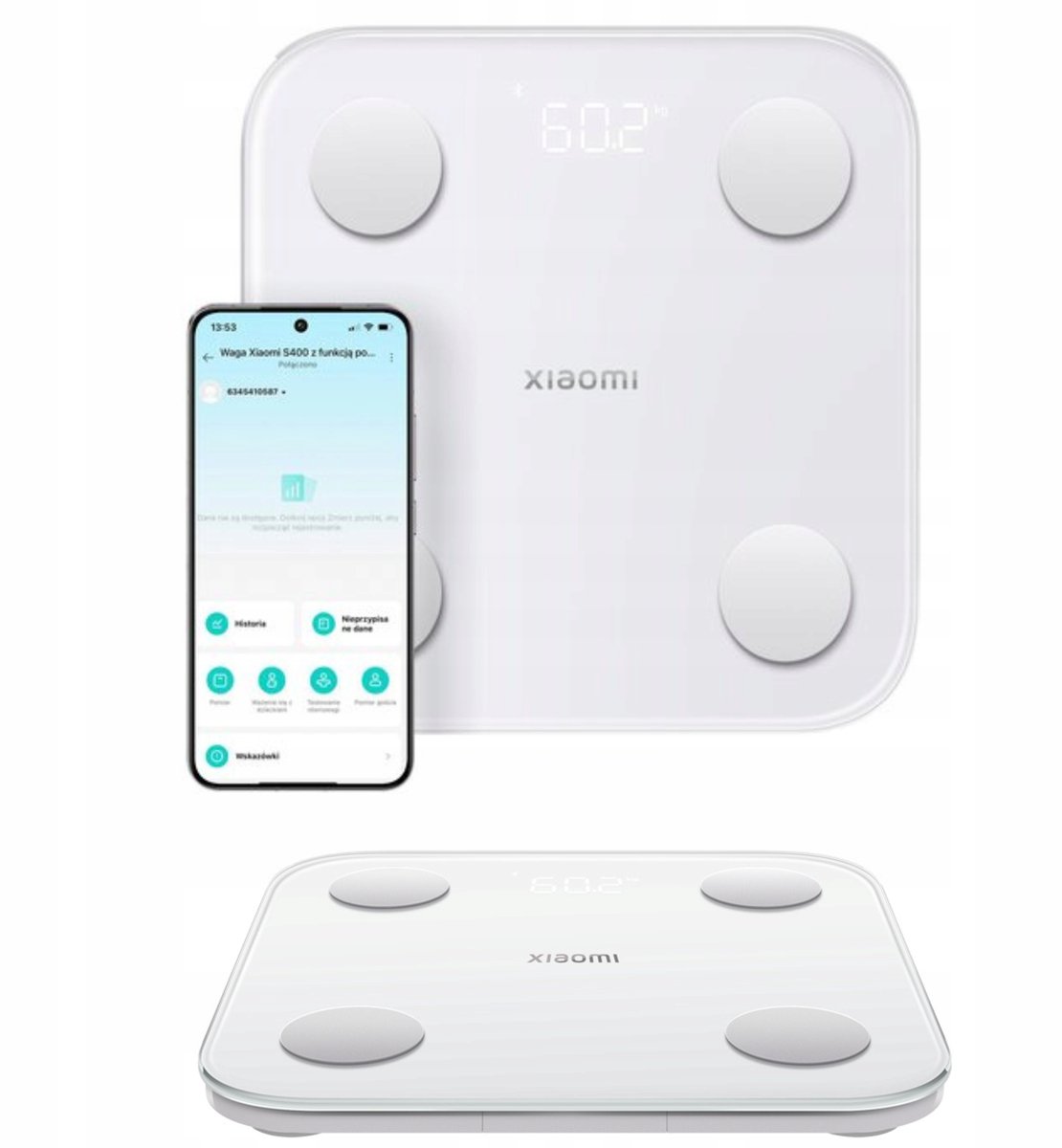 Xiaomi Smart S400 Personenweegschaal - Analyseer Lichaamssamenstelling
