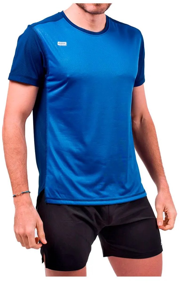 42k Running Dual Flow T-shirt Met Korte Mouwen Blauw M Man