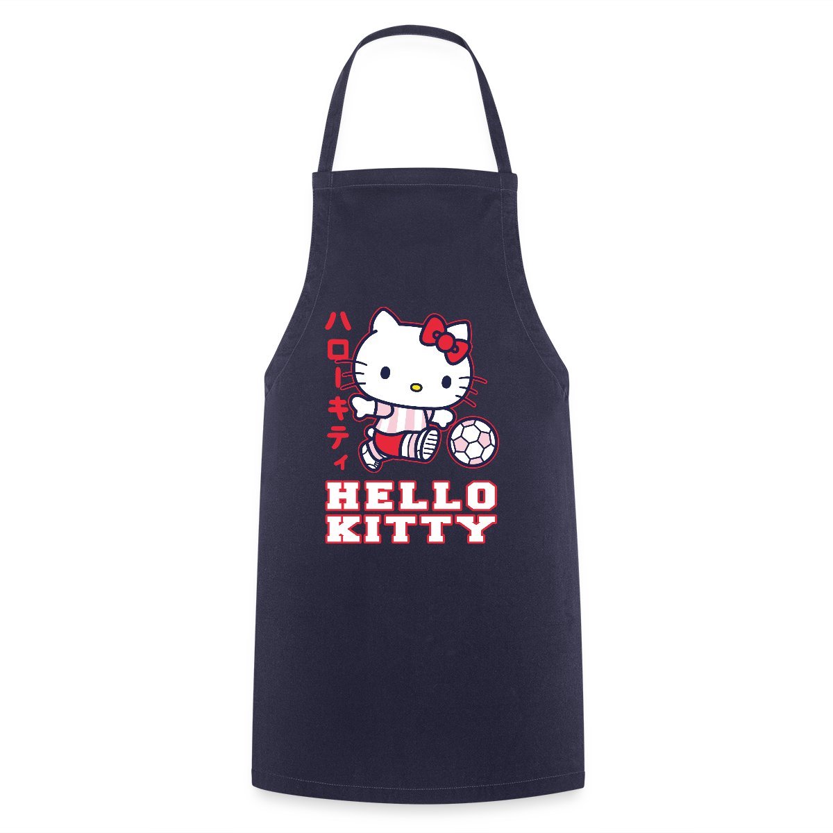 Hello Kitty Speelt Voetbal Keukenschort