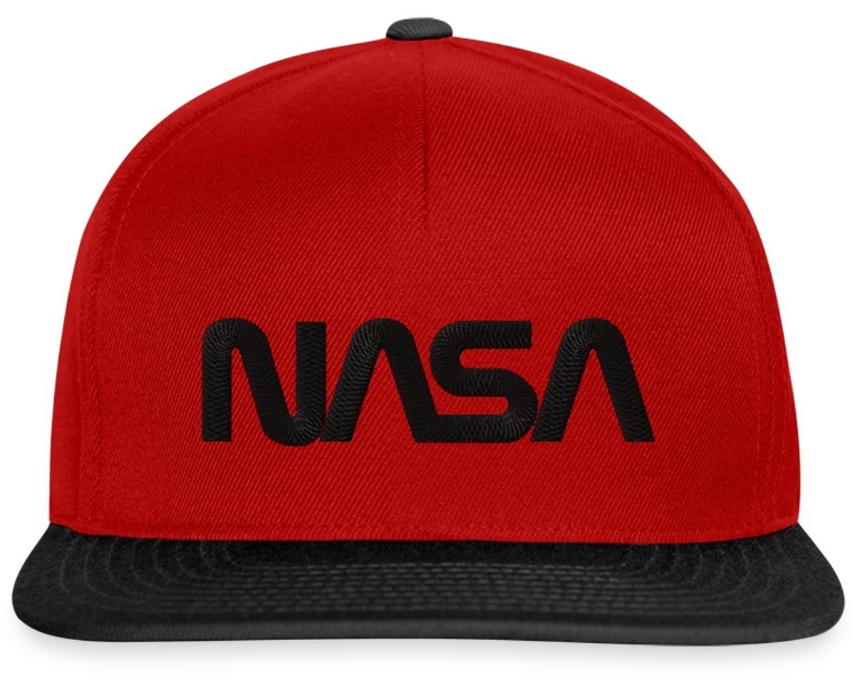 NASA Logo Zwart Borduurwerk Snapback cap