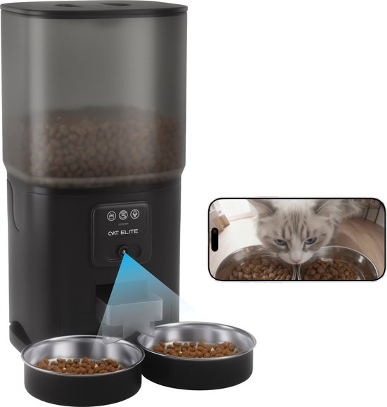 CatElite - Automatische Voerbak Kat - Voor 2 Katten - 7L