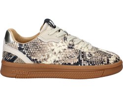 Maruti Yale Sneakers Dames - Leren Sneaker - Beige - Maat 41
