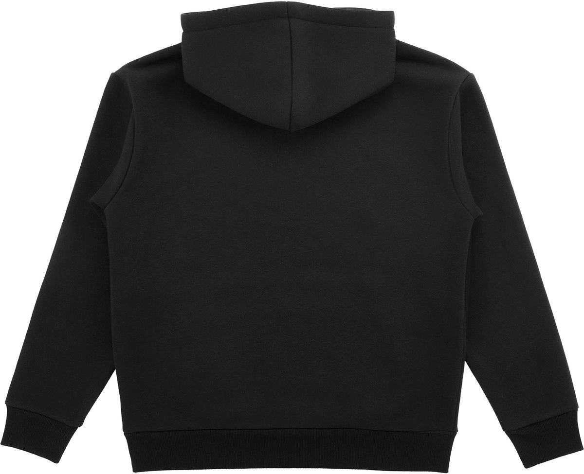 Heren Medium Pullover Hoodie, Knus Fleece Lange Mouwen Pull met Kap, Zacht en Comfortabel, Stijlvol Ontwerp met Grote Zak, Ideaal voor Koude Seizoenen, Zwart — cadeau in Cadeau-ideeën - foto 2