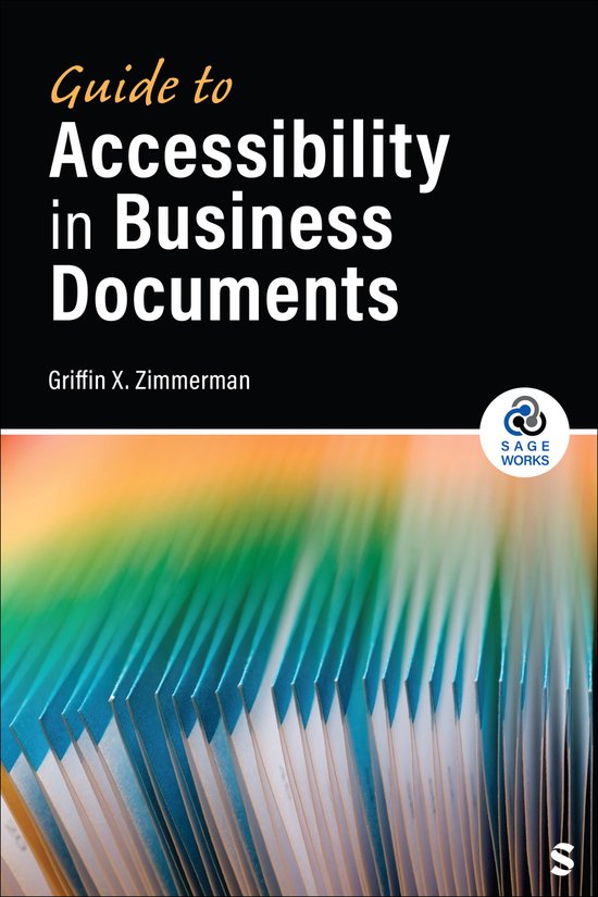 SAGE Works- Guide to Accessibility in Business Documents - cover