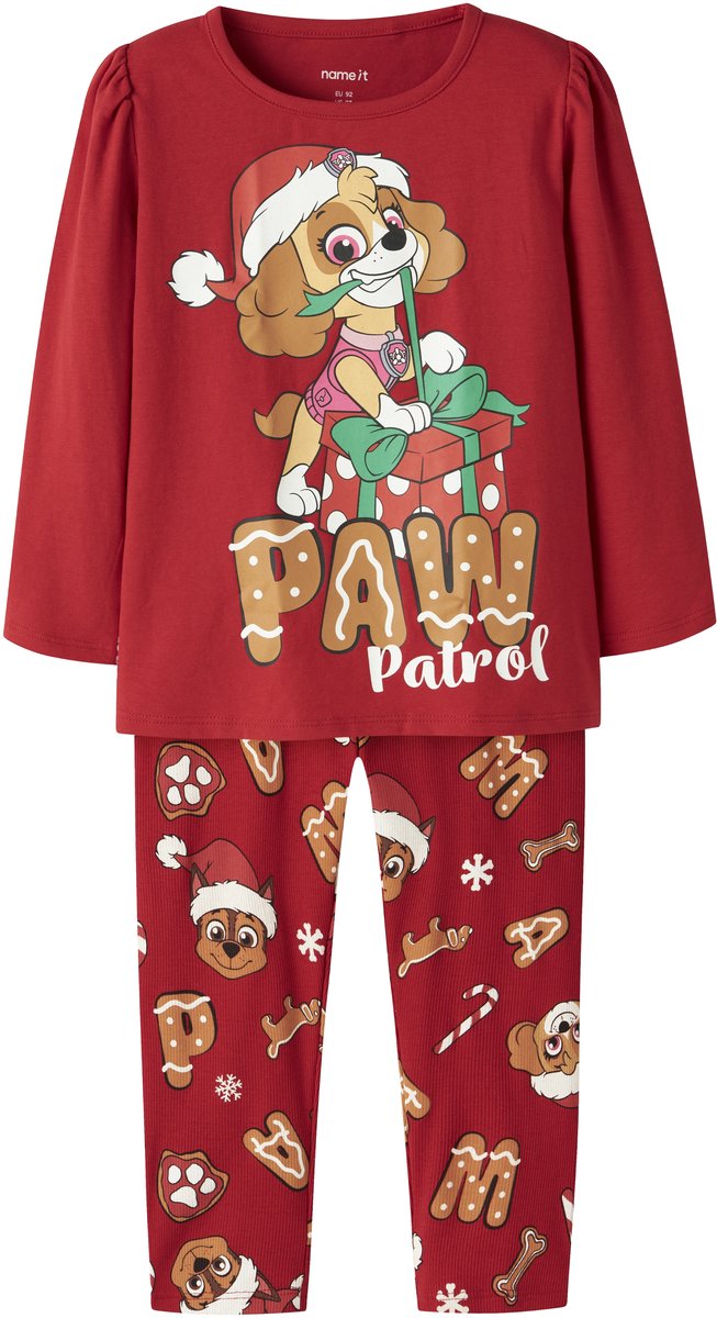 NAME IT - NMFSIRI PAW LS NIGHTSET CPLG - Meisjes - Pyjamas