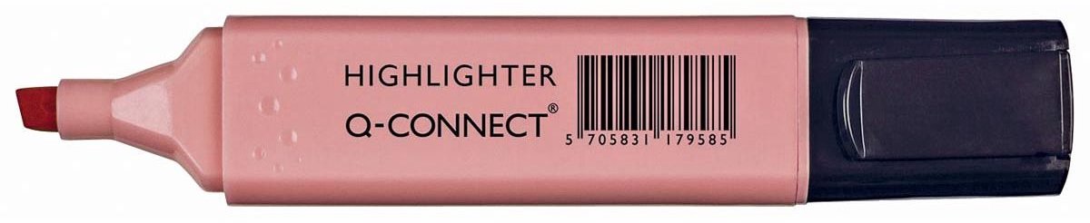 Q-CONNECT markeerstift pastel | roze