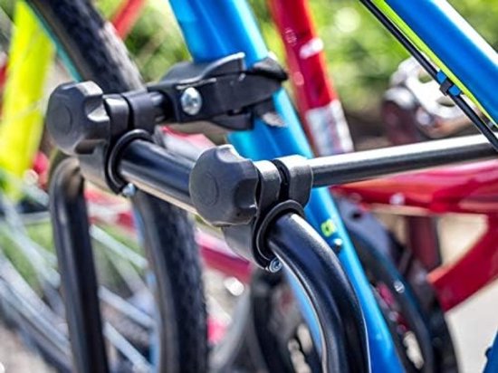 Fietsendrager voor trekhaak, geschikt voor 2 fietsen inclusief e-bikes, gedeeltelijk voor gemonteerd, zwart - Standaard model — afbeelding 5
