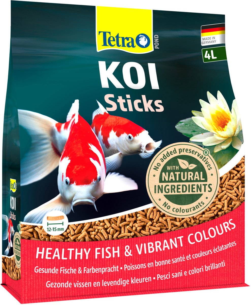 Tetra Pond Koi Sticks Vissenvoer - Tuinvijvervissen - 4 ltr