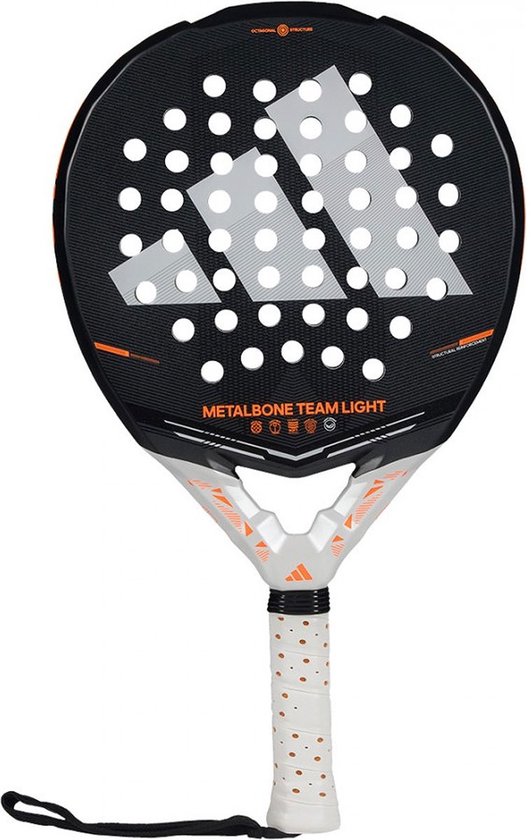 Adidas Metalbone Team Light 2026 Padelracket Dames - Zwart / Wit | Maat: UNI