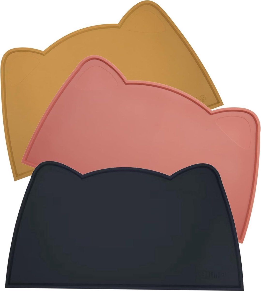 Stunq® Antislip Voedingsmat voor Kleine Honden en Katten, 46 x 25 cm, Waterdichte Mat voor Eetbakjes