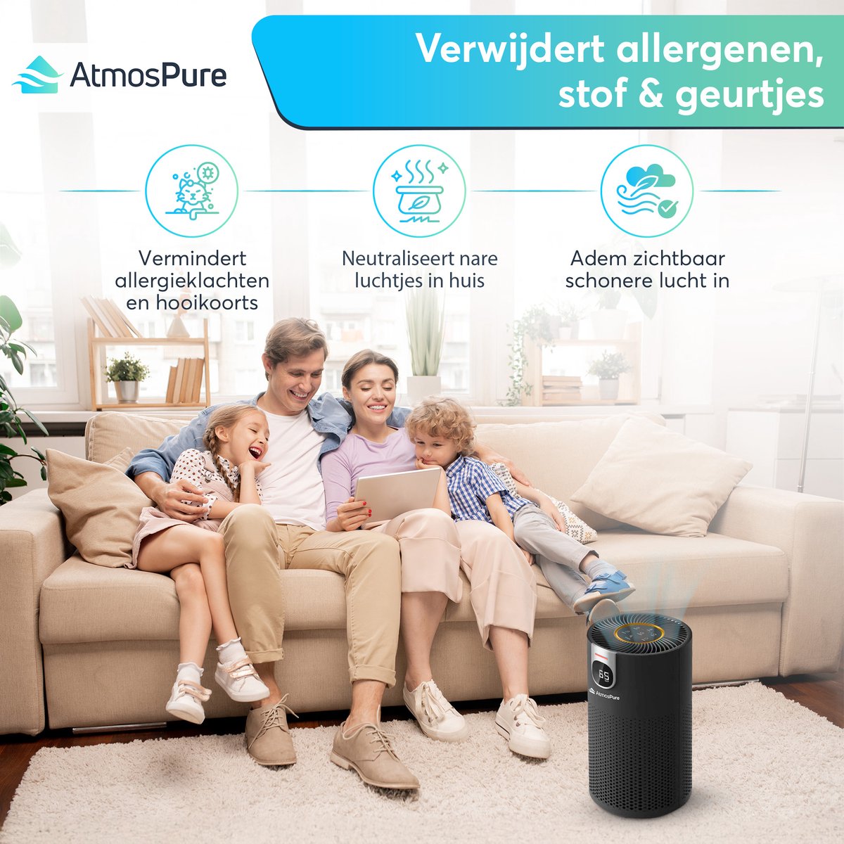 AtmosPure CleanAir APCA11 luchtreiniger thumbnail 6