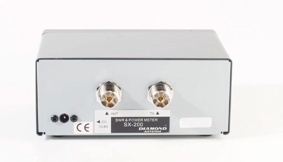 SWR Vermogensmeter - Radio Meetinstrument - Antenne Afstemming - Verlicht Instrument - 1.8-200MHz - Zwart — afbeelding 3