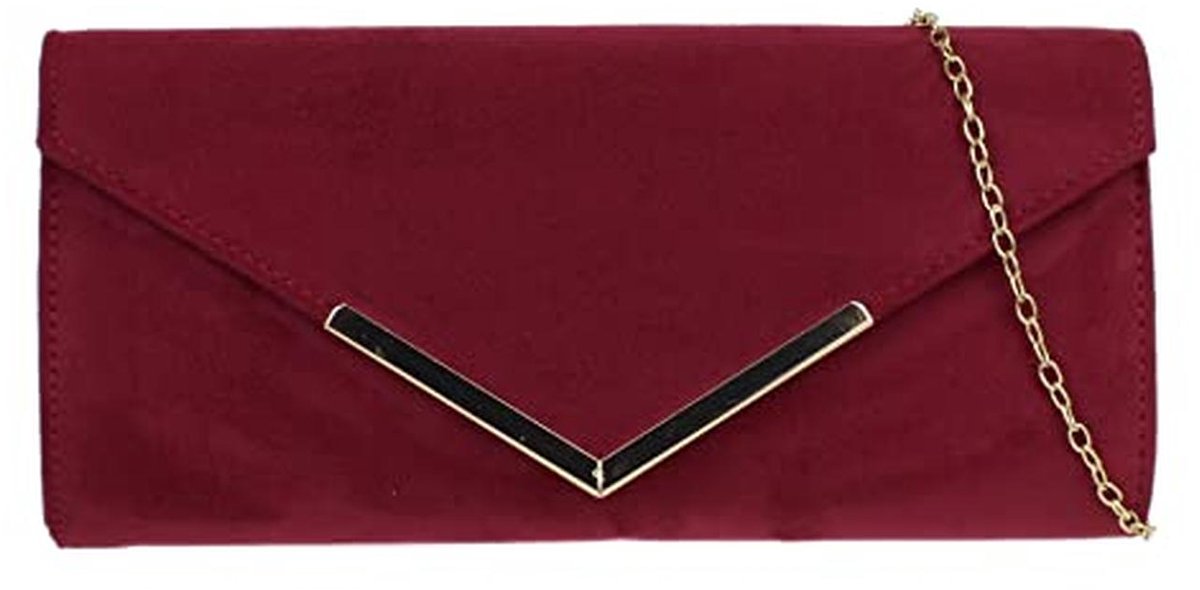 Modieuze handtas met klein frame en schouderriem