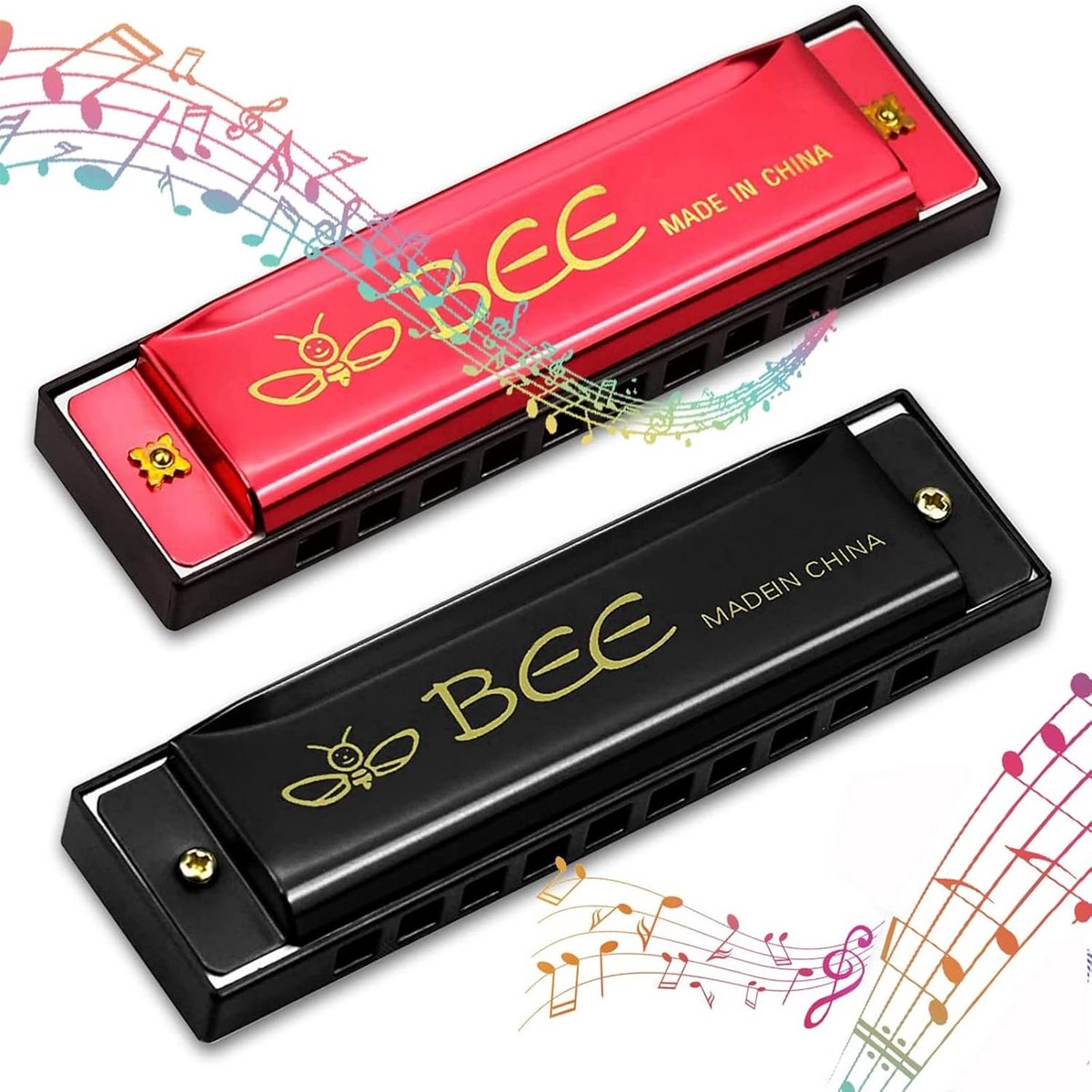 2-delige C-Maat Mondharmonica Set voor Beginners en Muziekliefhebbers