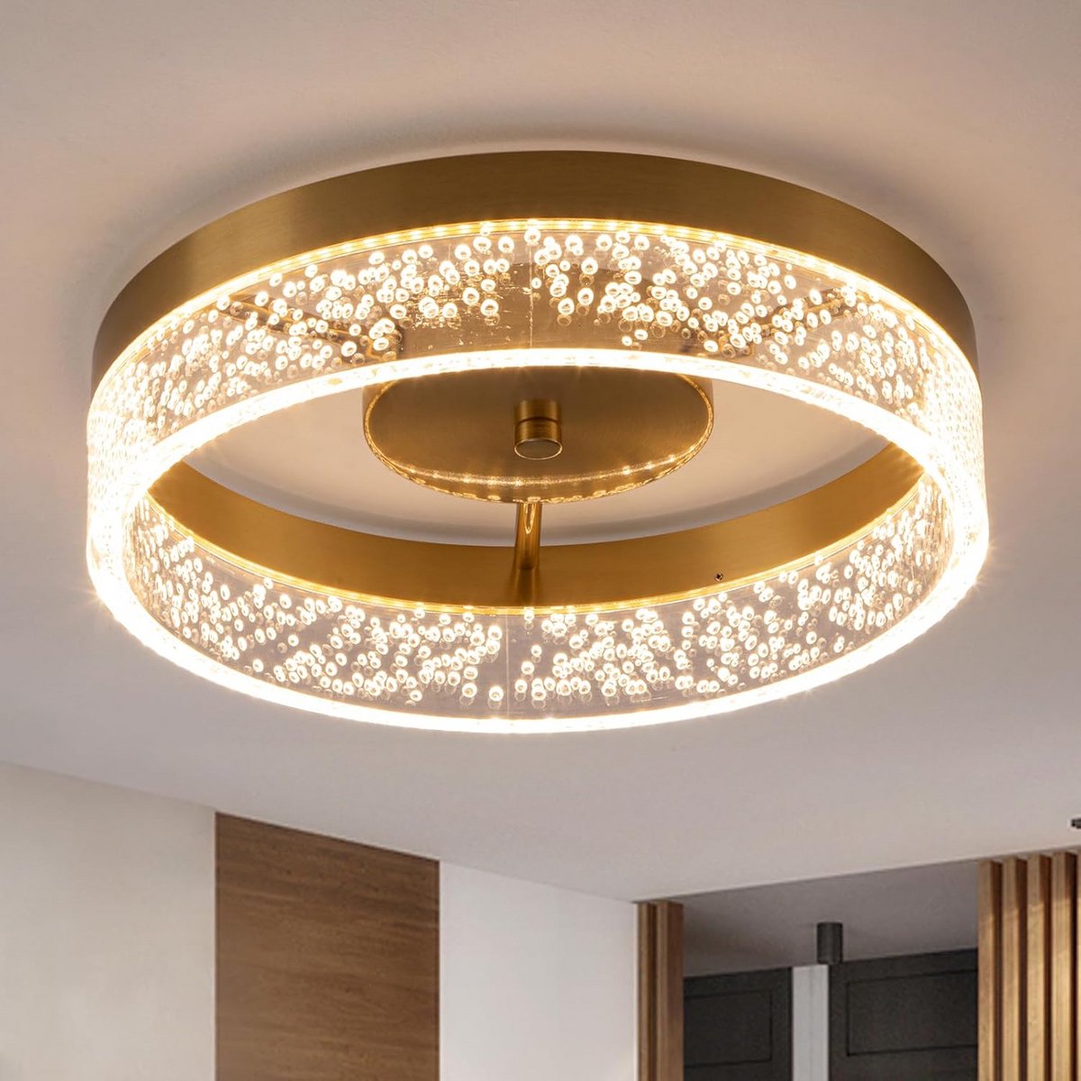 Moderne dimbare led-plafondlamp voor keuken en woonkamer