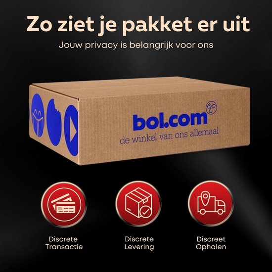 Bruine kartonnen verzenddoos met het bol.com logo erop.