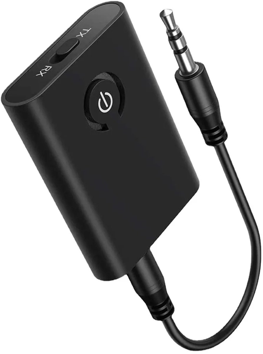 2-in-1 Bluetooth 5.0 zender en ontvanger draadloze audio zenderadapter 3,5 mm