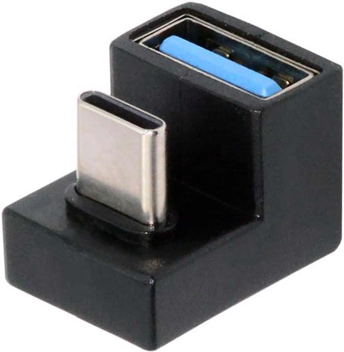 Haakse Micro USB OTG naar USB 2.0 Vrouwelijke Verlengadapter 180 Graden