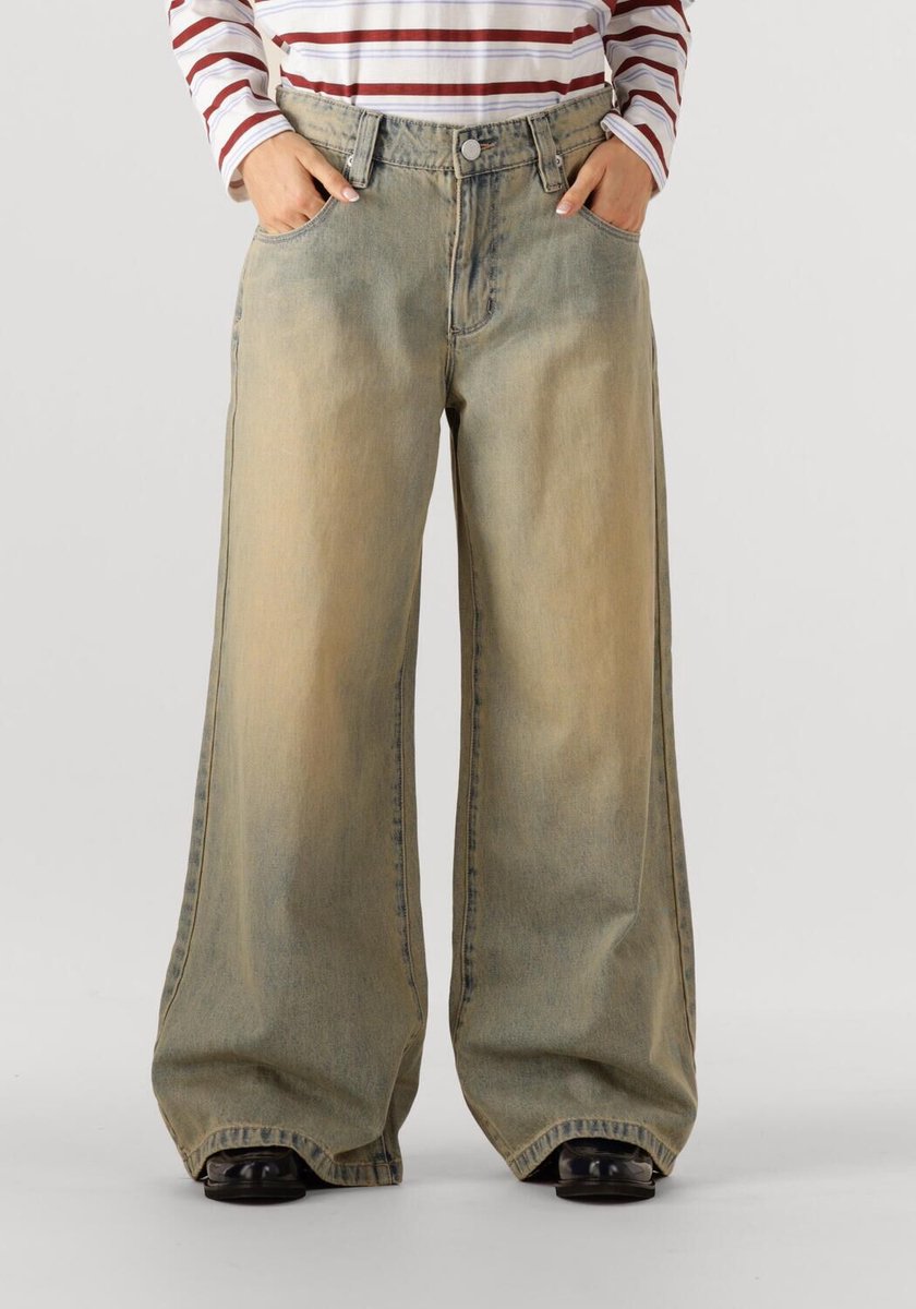 ABRAND JEANS Low Mega Babby Gwen Jeans Dames - Broek - Blauw - Maat 26