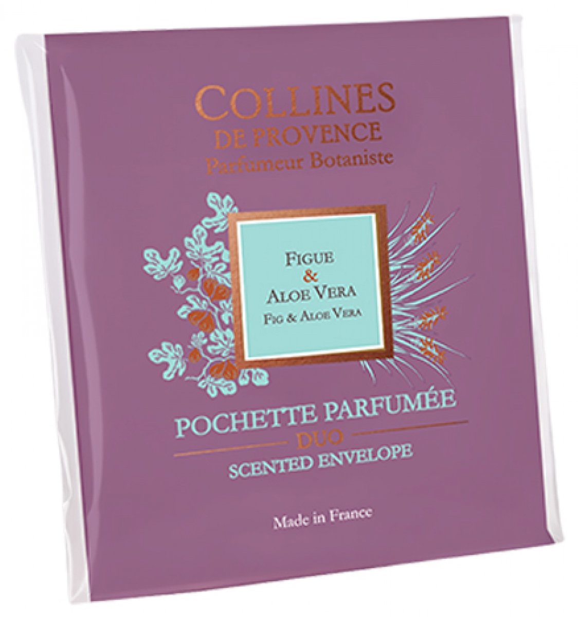 Collines de Provence Geparfumeerd Duo Zakje (Geur : Vijg & Aloë Vera)