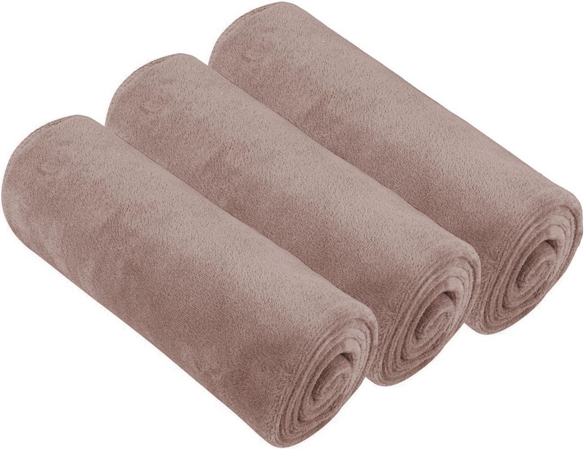Set van 3 Sneldrogende Microvezel Sportdoeken - Absorberend Gym, Yoga & Camping Handdoek 40x80cm
