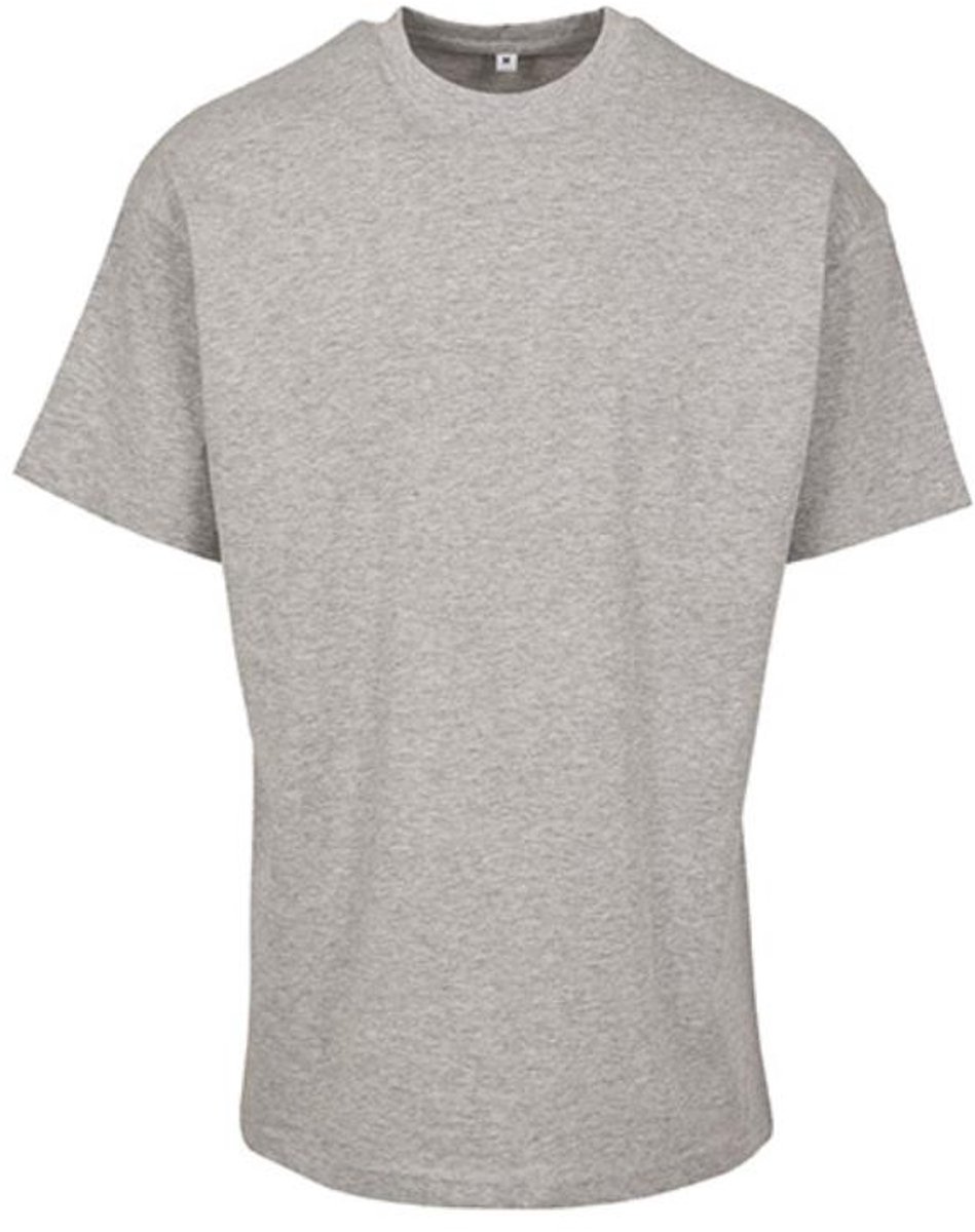 Build Your Brand - Premium Combed Jersey T-Shirt - Heather Grey maat XXL
