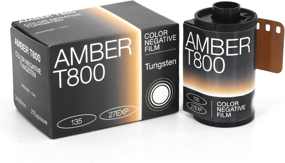 35mm Kleurennegatief Film, ISO 800, 27 Opnamen, Filmisch Bioscooplook, C41 Ontwikkeling