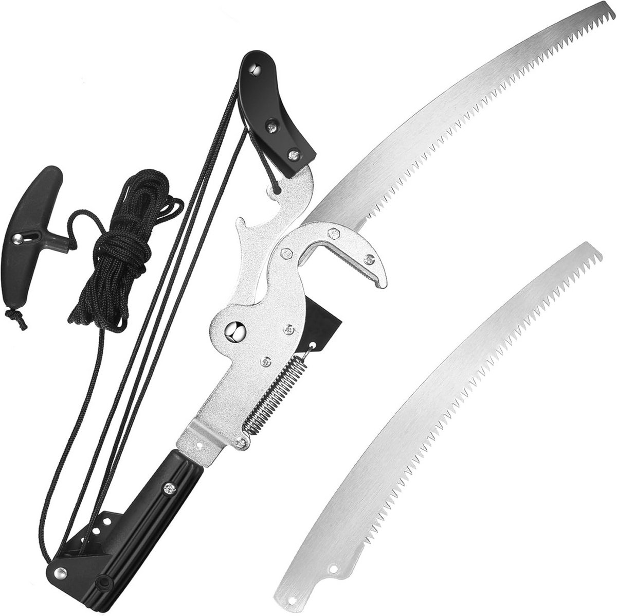 Zware Tuin Snoeischaar met Vervangingszaag - 61 cm Lange Scherpe Boomtrimmer voor Fruitpluk