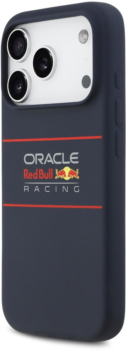 Red Bull Racing Silicone Oversize Horizontal Logo Back Cover hoesje met MagSafe voor Apple iPhone 17 Pro - Donkerblauw van Merkloos — afbeelding 4