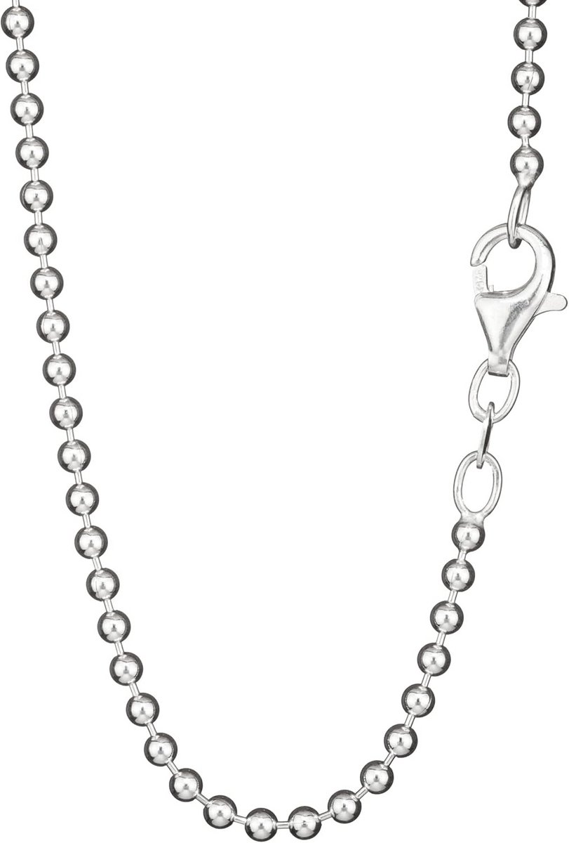 925 Sterling Zilveren Collier 80cm Rond 2mm Breed voor Dames