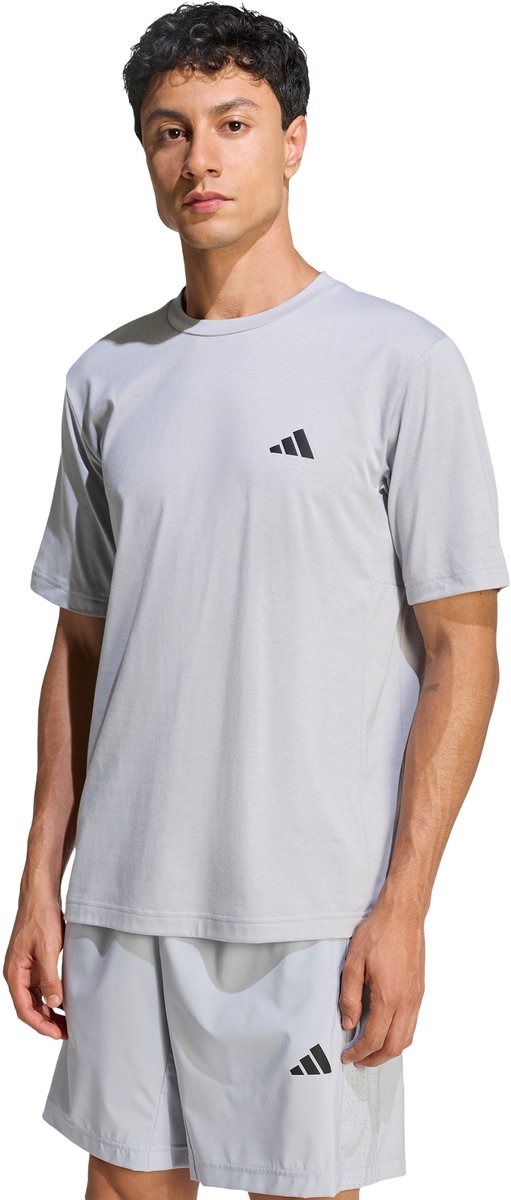 Adidas Performance Workout Essentials Feelready T-Shirt Heren Grijs