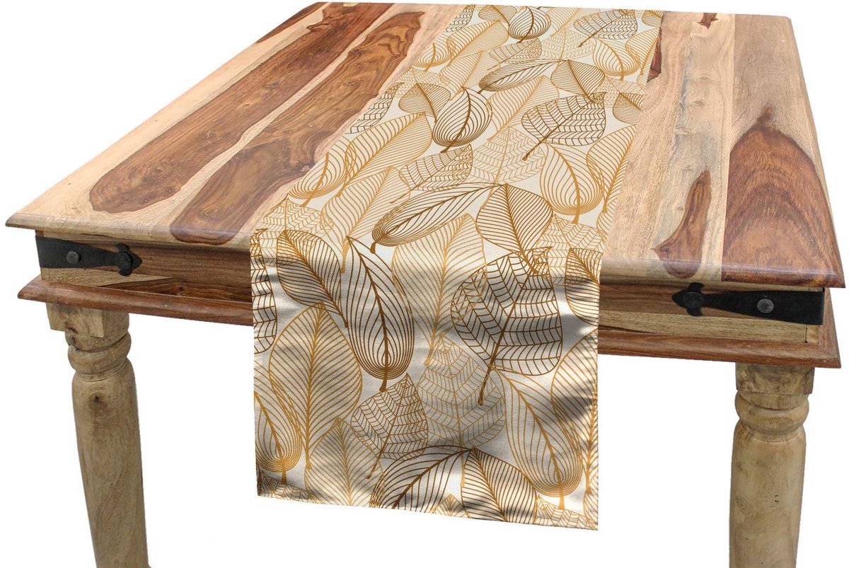 ABAKUHAUS Tafelloper – rechthoekig 40x300 cm – Polyester – machinewasbaar 40°C