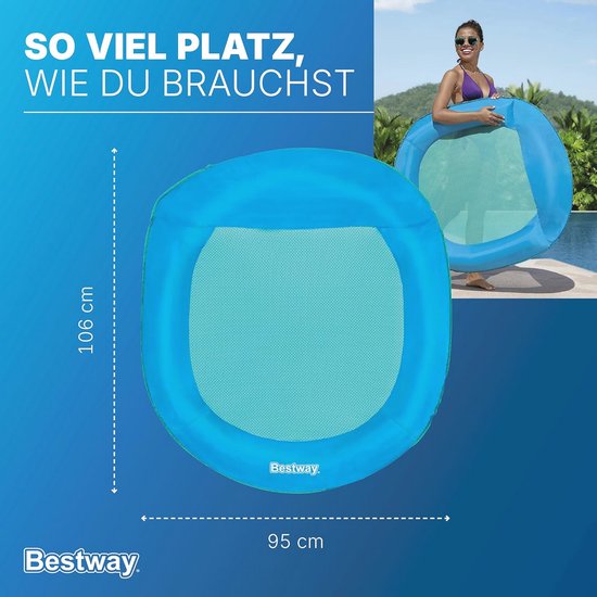 Opblaasbaar matras 106 x 95 cm voor comfort en gemak — afbeelding 2