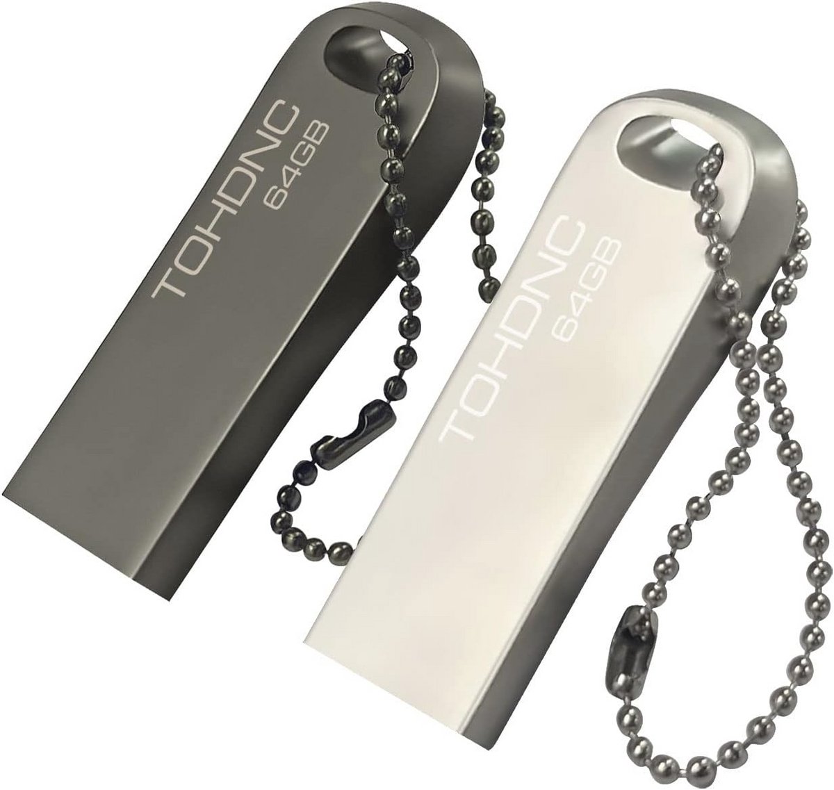 2x 64 GB USB-sticks - Waterdicht & Snel USB 2.0 Geheugensticks voor PC, Laptop, Auto, en Smart TV