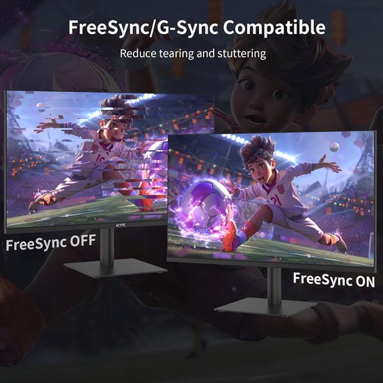 27 Inch 4K Gaming Monitor - Dual Mode 4K@160Hz / FHD@320Hz - Snelle IPS Panel - 1ms Reactietijd - HDR400 - Adaptive Sync - USB C 90W - KVM van Merkloos — afbeelding 4