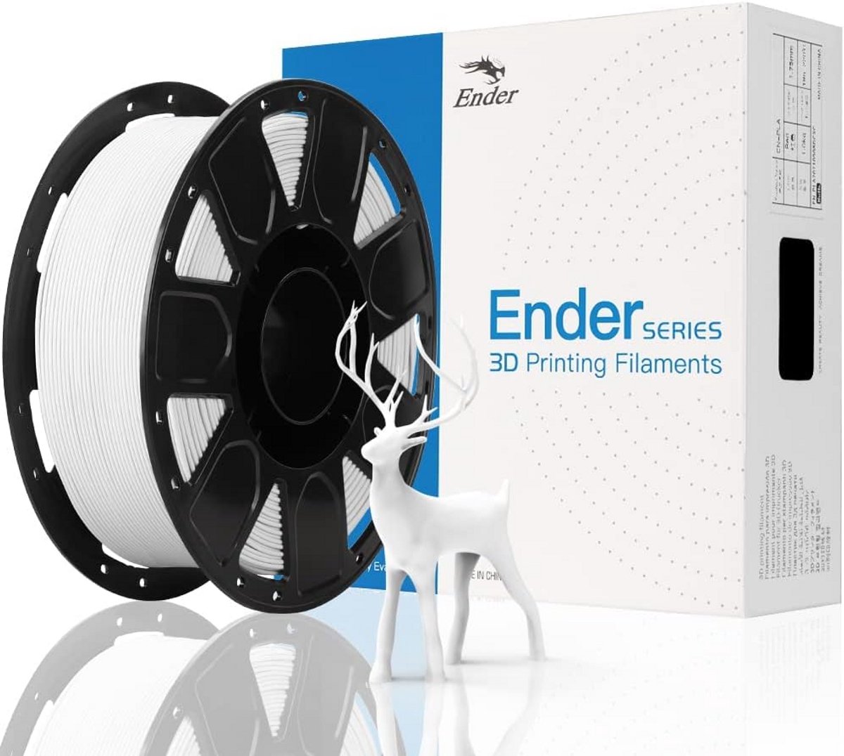 3D Printer Filament 1.75mm PLA Filament Wit - Hoge Dimensies Nauwkeurigheid