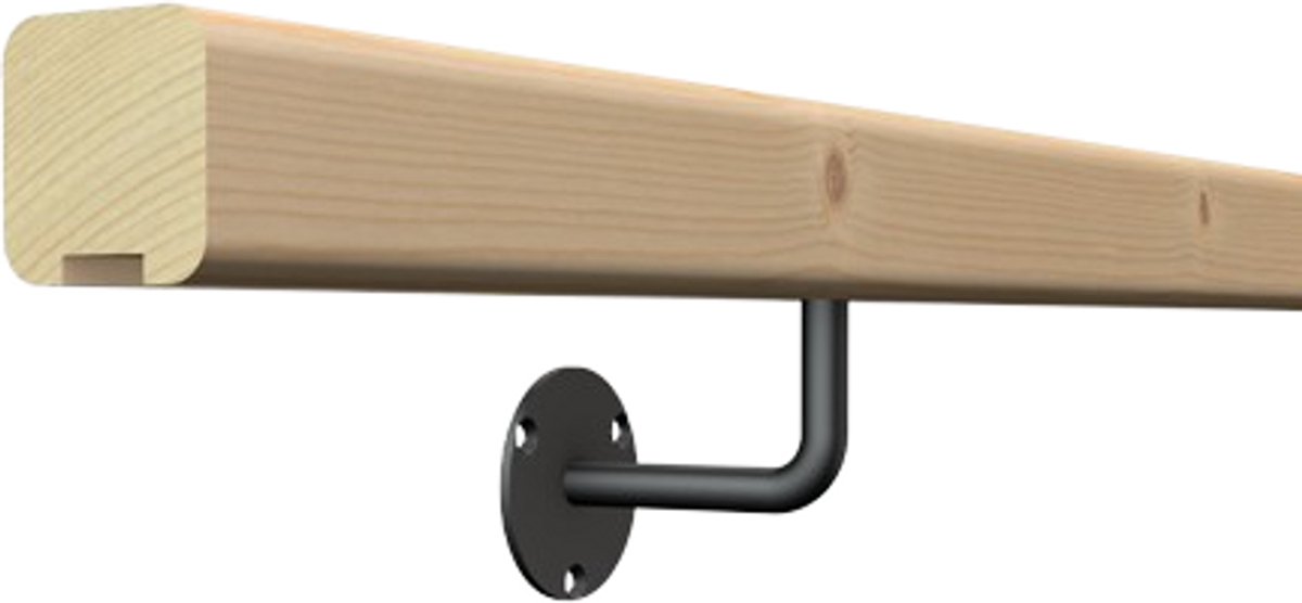 Kordo - Houten trapleuningkit - CLARO - Vurenhout - 2 m
