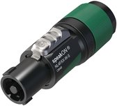 Neutrik NL4FXX-W-S - Speakon plug, kabeldeel, 4-polig, female