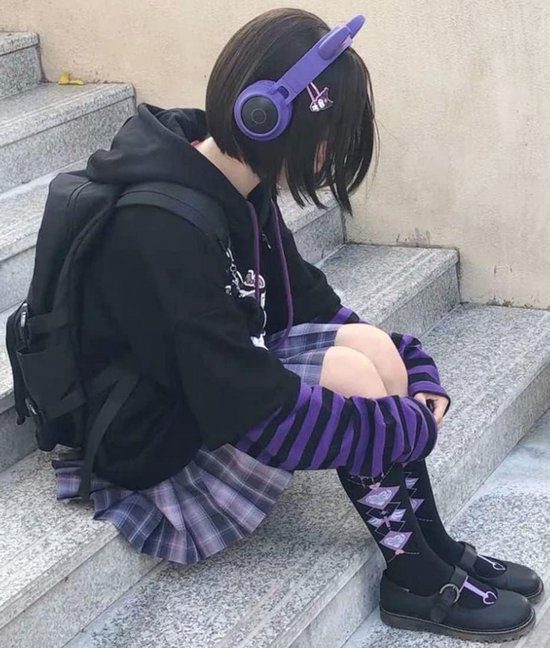 YINGKE Women's Anime Hoodie Japan Kawaii Hooded E-Girl