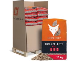 Houtpellets 6 mm 15 kg | Duurzaam en milieuvriendelijk verwarmingsmateriaal voor binnen en buiten