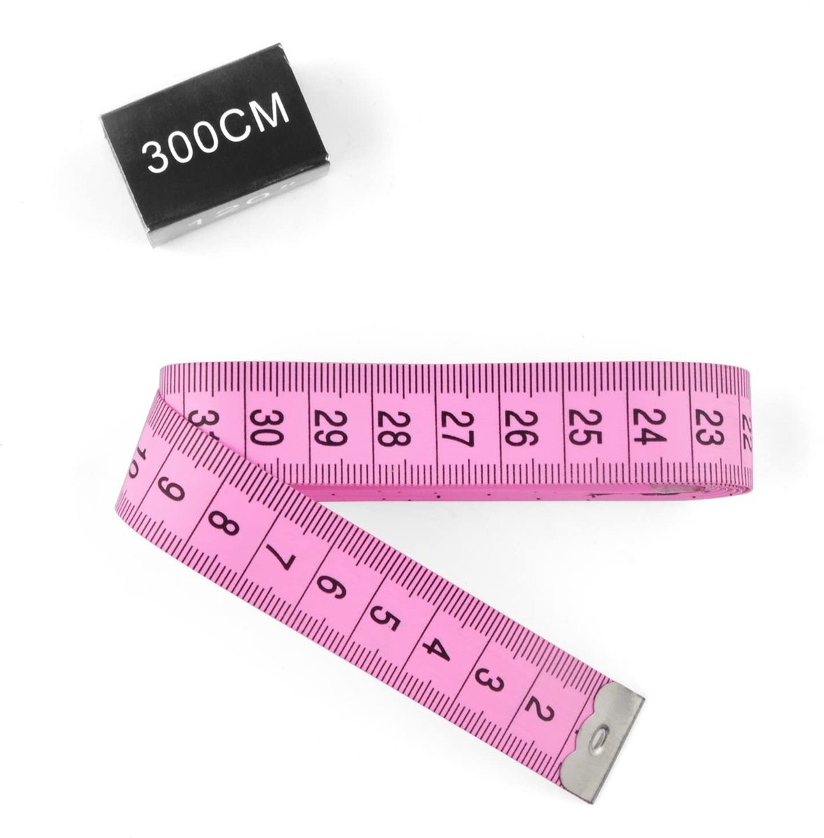 IMPERATORIS® Meetlint - Flexibel - Omtrekmeter - Lichaam - Naaiwerk - DIY Centimeter Meetlint - 1 Stuk - Rose - 300 cm