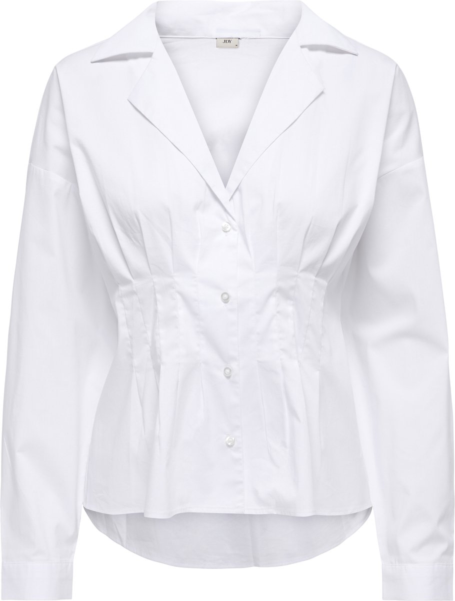 JDY - JDYMIO L/S FITTED V-NECK SHIRT WVN EXP - Dames - Blouses