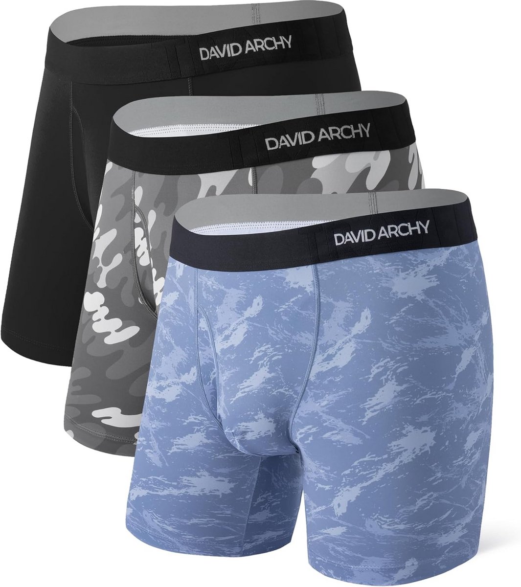 Comfortabele Heren Boxerslips - Zacht Polyester Ondergoed - Verpakking van 3 of 5 stuks