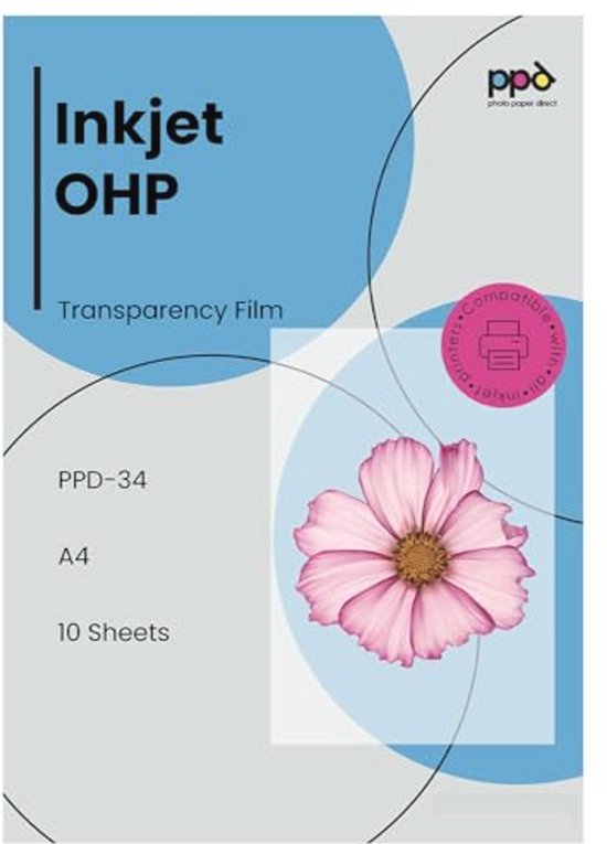 50 Stuks A3/A4 Inkjet Printfilm Voor Zeefdruk – Transparante Polyester Vellen, 0,1 Mm Dik, Geschikt Voor PCB’s En Stencils