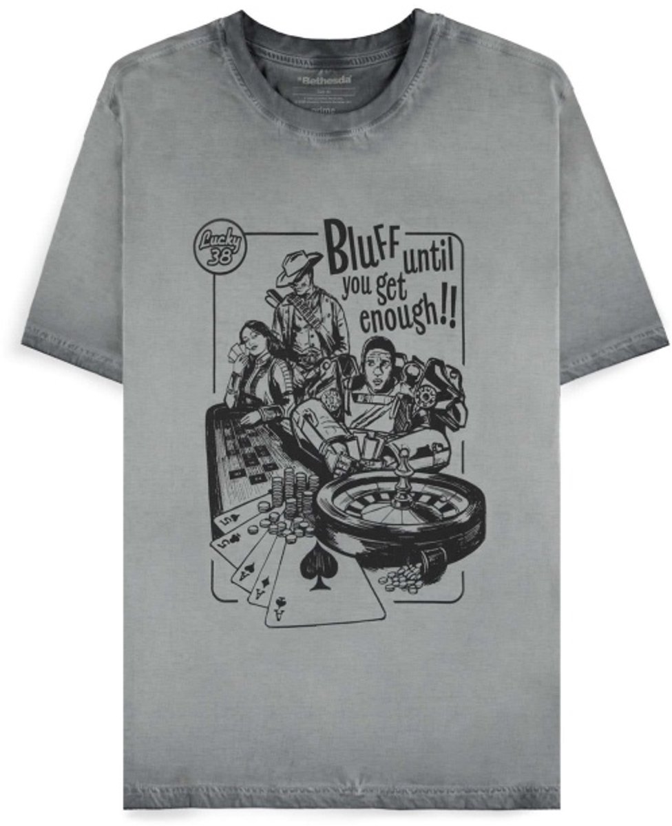 Fallout TV Series - Short Sleeved Unisex Tshirt - M - Grijs