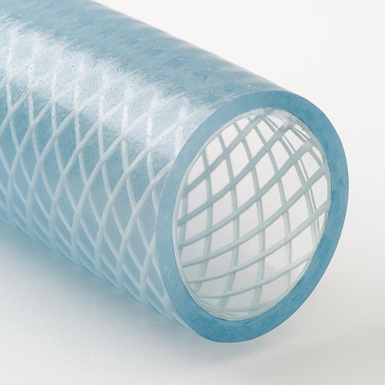 NUZAMAS 25mm x 4mm, Extra dik, 2 meter, PVC Staaldraad Helix Transparante Flexibele Slang Geschikt voor Oliepomp, Gebruikt voor lucht, Water, Hydraulische Systemen, Voorwaardelijke Olie en Chemische