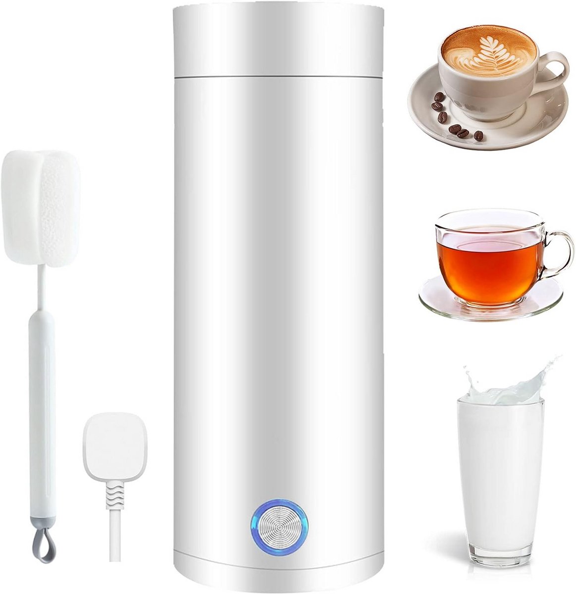 Draagbare Mini Waterkoker 400ml voor Reizen en Werk - Elektrisch en Snel